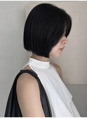 バッサリカット ボブ 顔まわりレイヤー ぷつっと 横浜 秋ヘア