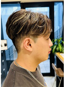 ミドル(MIDDLE) ハイトーンカラー　ハイライト　府中美容室