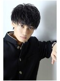 ツーブロック シークレットパーマ 爽やかマッシュ