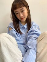 ホーム(HOME) ミディアム おくれ毛 レイヤー