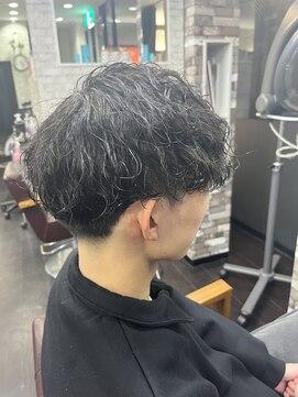 ヘアーメイク ロージー 北18条店(HAIR MAKE ROSY) ツイストスパイラルパーマツーブロックツイストパーマ
