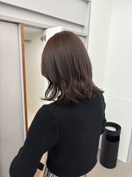 ローレンアオ(LOREN AO) 【LOREN AO】透明感グレージュ/くびれボブ