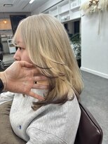 アオ(AO。)&nbsp;デザインカラー/レイヤーカット/ウルフカット/ローライト