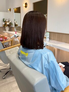 アビエブラン 若江岩田(abije blanc) 上品なボブ【若江岩田】