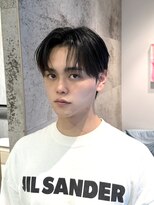 グランシャス(Grancious)&nbsp;men'sシースルーセンターパート韓国ヘア