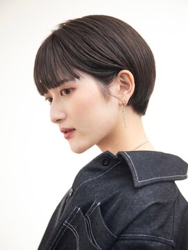 インク(ink”) 大人かわいいフルバングマッシュショート