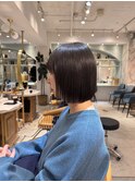 ミニウルフレイヤーカット顔周りカット前髪カット韓国ボブ