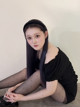 ムージー(moug)の写真/【袋町・本通】髪質に合わせたケアのご提案で毛先まで滑らかな指通り◇トレンドの韓国ヘアにも似合う艶髪に