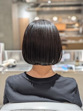 オーガニック リブ 川越(organic+live) 秋冬トレンド！10代20代かわいい切りっぱなしボブ