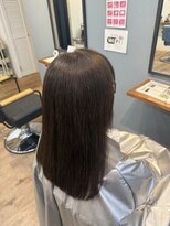 レアレア ヘアアンドライフ(LeaLea)&nbsp;着物ヘア/ダークアッシュ/ミディアムレイヤーカット/伊丹