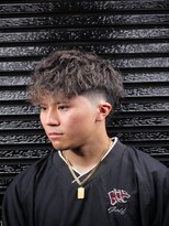 バーバー ショップ ネオ(BARBER SHOP NEO)&nbsp;スペインカール×フェード ［宇都宮/バーバー/フェード］