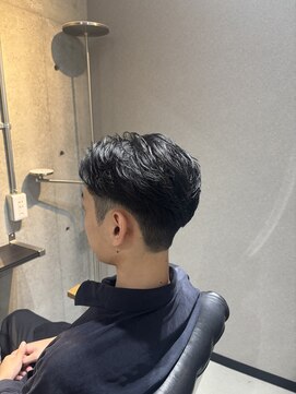 ブルニール 心斎橋(BLEUNIR) メンズショート　ニュアンス　ビジネスヘア