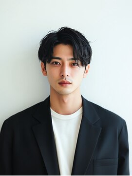 e.m.a プレミアムビューティーサロン 栄駅店(e.m.a PREMIUM BEAUTY SALON) メンズカット/イメチェン/外ハネボブ/美髪/ワイドバング/髪型