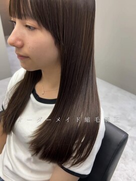 カット+オーダーメイド縮毛矯正【中野美容室/髪質改善】