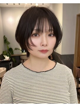 サンド 大阪梅田(sand) オリーブグレー/ココアベージュ/クラゲヘアー/顔まわりレイヤー