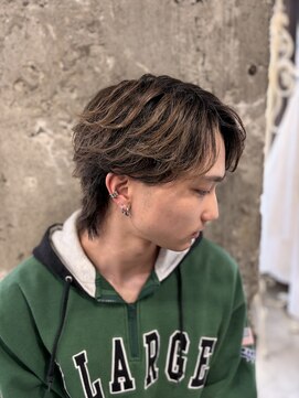 リラクオーレメンズ(LIRA CUORE men's) フェザーパーマ風スタイル
