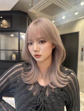 ロンドロゼ 池袋(Lond rose) くびれミディアム 韓国ヘア
