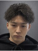 短髪ツイストパーマ