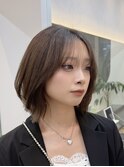 大人くびれボブレイヤーボブくびれミディウルフボブ髪質改善