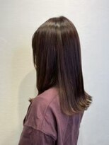 エイム ヘア リンク 長津田店(eim hair rink)&nbsp;外ハネロブ/ベージュブラウン/ニュアンスカラー/透明感カラー