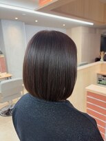 モコヘアーフロール(MOCO hair flor)&nbsp;【ツヤ髪】まとまりシルキーボブ×上品ショコラブラウン