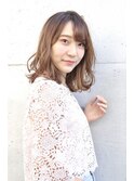 柔らカールと柔らベージュで大人カジュアル neolivecopain