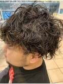 ツーブロッククラウドマッシュ　大宮　パーマ　メンズ