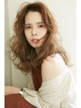 フィガロ デュデュ 新石切店(Figaro DOU DOU) 【figaro】フリンジバング×エアウェーブ☆彡エレガント