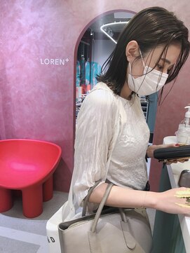 ローレンジウ(LOREN JU) 名駅/名古屋駅/学割U24/レイヤーカット/オージュア/ダブルカラー