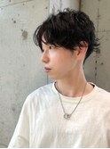 guest hair ウェットスパイラルハンサムショート