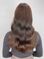 大人かわいいコテ巻き＊ショコラベージュ69 ZinaCENTRAL