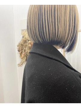 リブロ(liblo) ツートンカラー/デザインカラー/ホワイトミルクティー/ネイビー