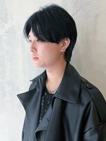 アイティー バイ アルバム 浦和店(IT by ALBUM)&nbsp;襟足長めセンターパート_コンマヘアスキンフェード_ba380391