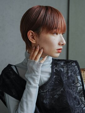 アイティーバイアルバム 下北沢店(IT by ALBUM) コーラルピンクマッシュショート_ボブウルフ_39266