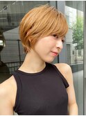 ショートレイヤー／アッシュ／表参道／30代40代50代