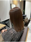 艶髪ミディアム【髪質改善縮毛矯正使用】