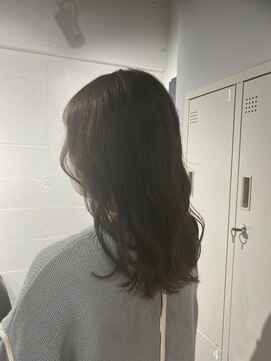 シェル 吉祥寺(shell) グレージュカラー/ボブウルフ/黒髪/ココアベージュ