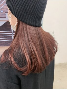 キー(kii) 赤髪 ブリーチなし ロング 福岡 天神 薬院 今泉