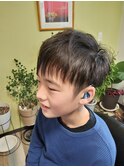 無造作でかっこいい2ブロックショート