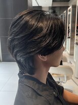 ルルディ バイ アフロディーテ銀座(luludi by APHRODITE) サーフカール/ブルーブラック/フェザーパーマ/銀座