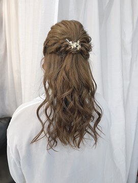 スイート ヘアデザイン(Suite HAIR DESIGN) ヘアアレンジ ハーフアップ