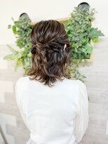 ロカット サロン(Roquat Salon) ボブハーフアップアレンジ【立川/バイカルテ/立川南】