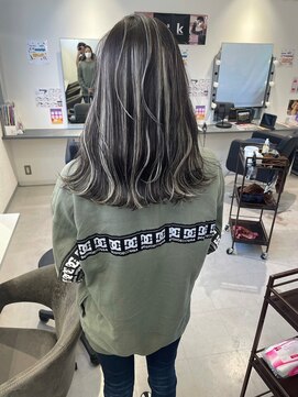 キング 梅田(K!ng) 【梅田】ホワイトハイライトハイライトカラーホワイトカラー