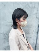 黒髪のくびれロブ♪