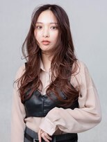 ブロカント ラックスビー 立川北口店(BROCANTE LUXBE) 韓国巻き 透明感 アースカラー 艶髪 ロングヘア
