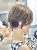 大人可愛い20代30代40代前下がりショートボブ【GRAFF日本橋】