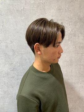 ヘアーワークス ボナ ウニクス店(HAIR WORKS bona) センターパートツーブロックマッシュ#1