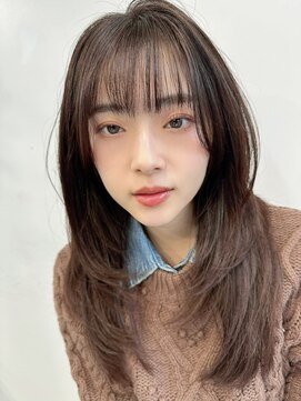 エレン 池袋(ElEn.) 似合わせ小顔カット×くびれレイヤーカット　フェイスレイヤー