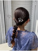 結婚式hairset