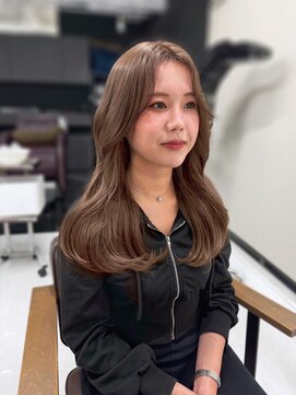 ハピネス 梅田茶屋町店(HAPPINESS) ブリーチなしダブルカラー ベージュ 髪質改善